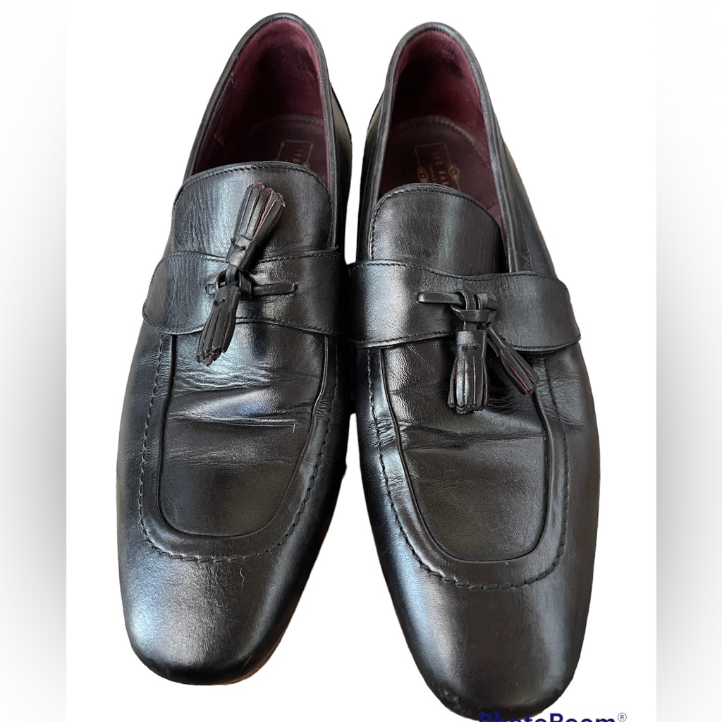 Men’s Ted Baker Grafit Leather Tassel Loafer. Black. 11.5